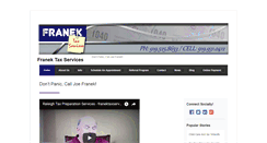 Desktop Screenshot of franektaxservices.com